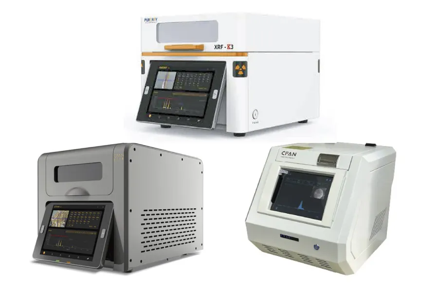 PURERAY 蛍光Ｘ線分析装置 XRF-K3 / XF-A7 / XF-A3